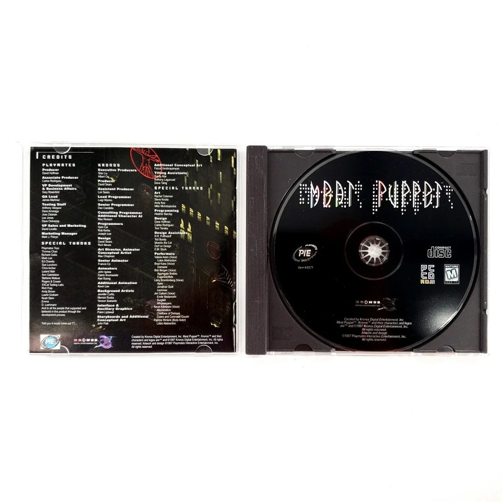 Meat Puppet (PC) CD-Rom In Jewel Case w/ Map Mint Disc